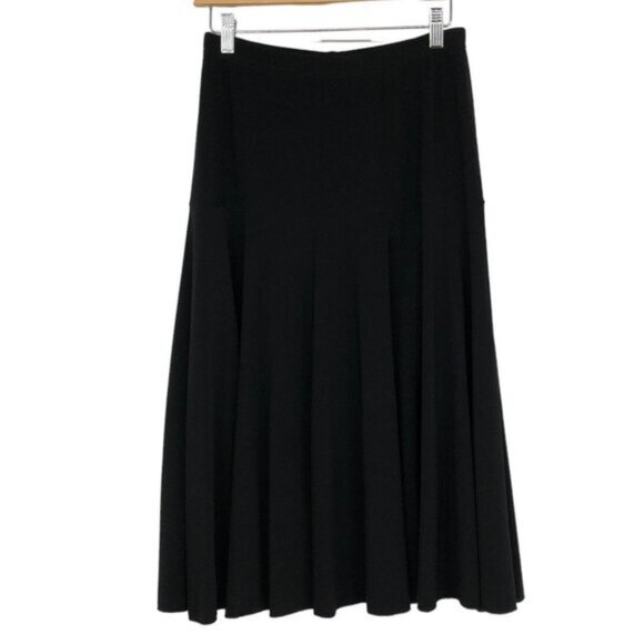 Fast Base Black Flared Skirt size L - Picture 1 of 13